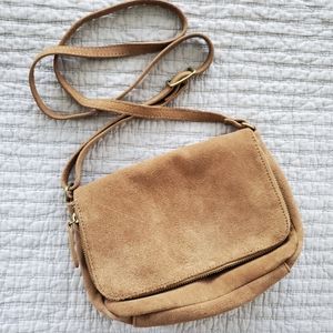 Margot Brown Leather Crossbody Purse